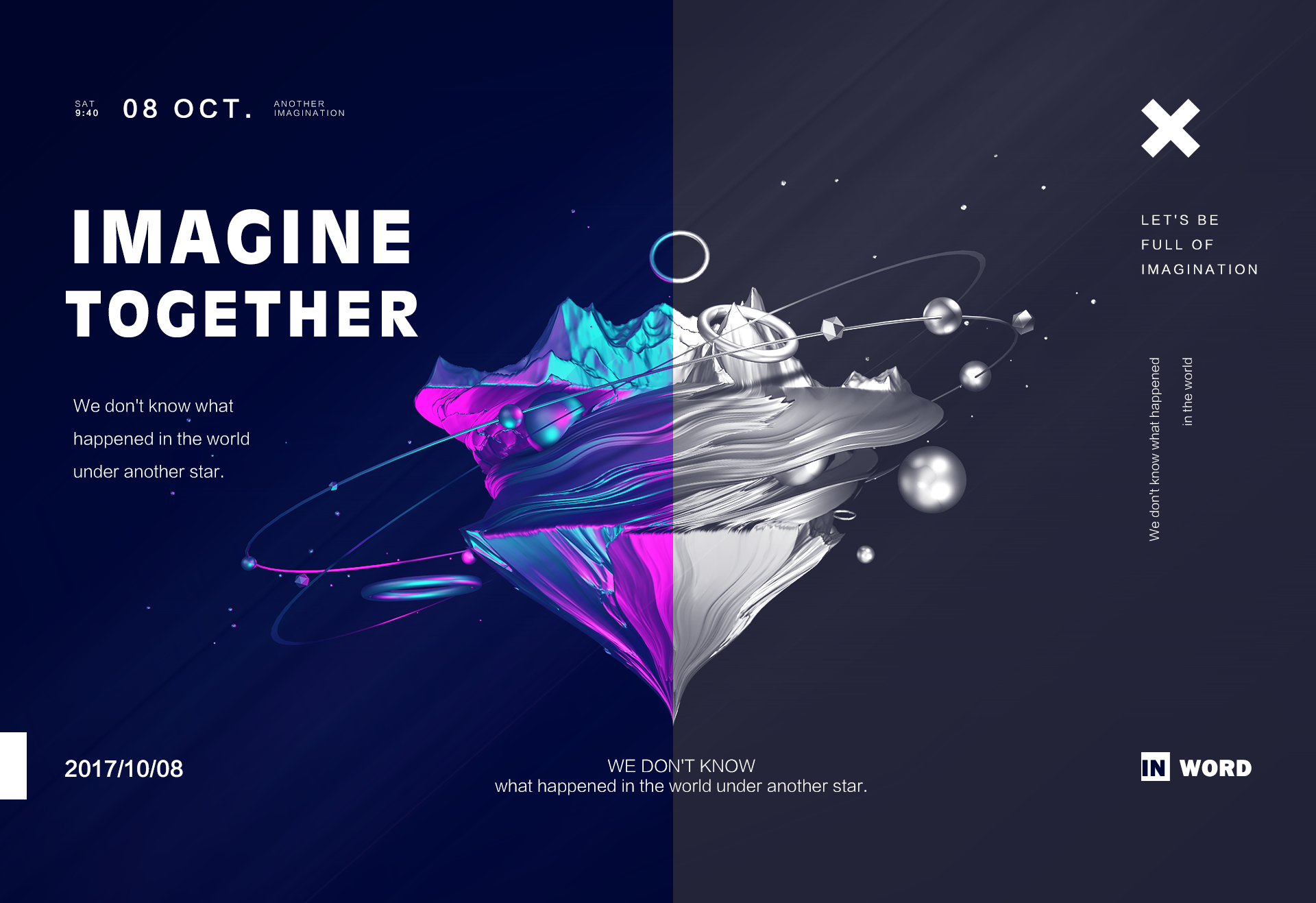 三维创意图形设计-星辰山系