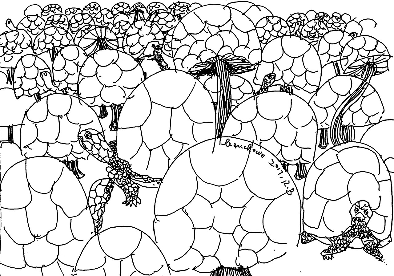 crowd——超现实钢笔画（图ZMTAzMDc4MDA0） - 绘画 - 站酷设计师leaushown原创素材 - 站酷ZCOOL