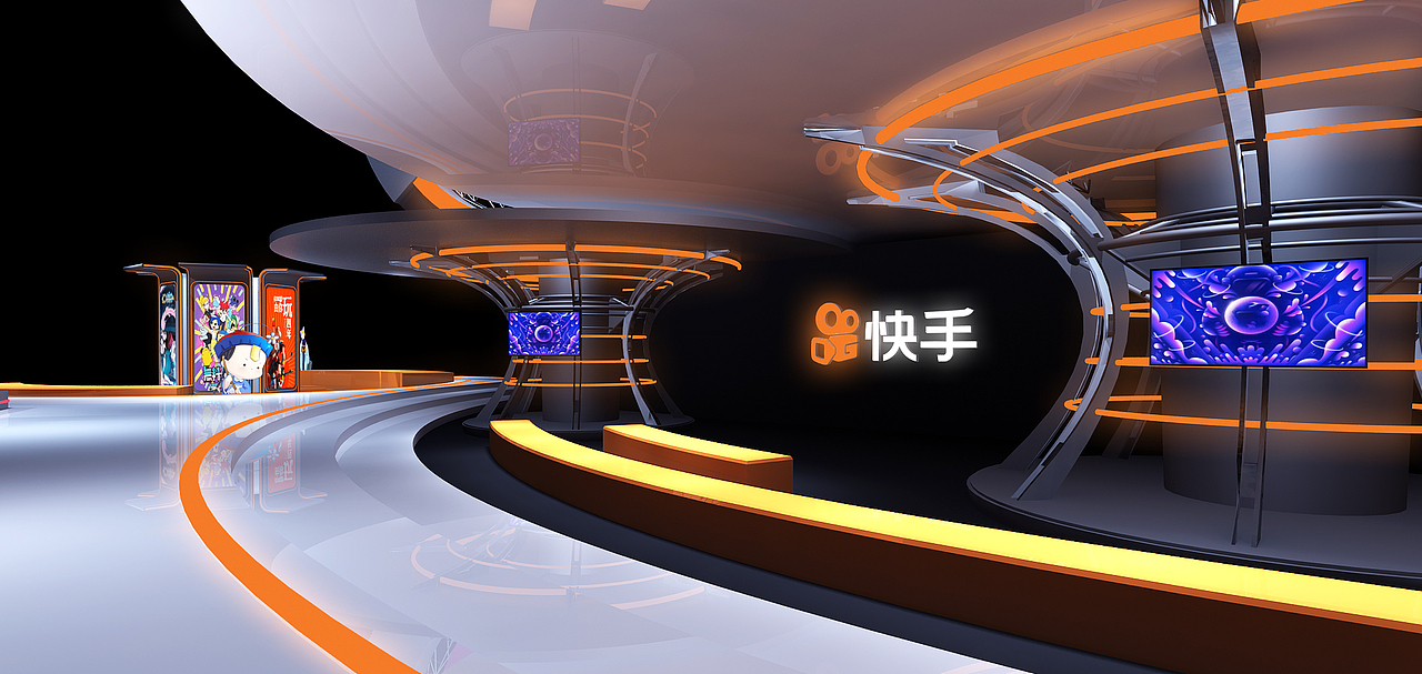 2019快手 ChinaJoy（图ZMjM2NzY0NTQw） - 舞台美术 - 站酷设计师圣德创意原创素材 - 站酷ZCOOL