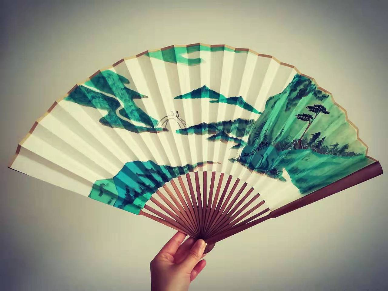 三伏天里画扇面---之折扇篇