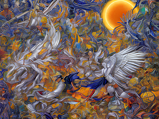 #站酷梦笔#二十四节气春分,玄鸟至;雷乃发声;始电,