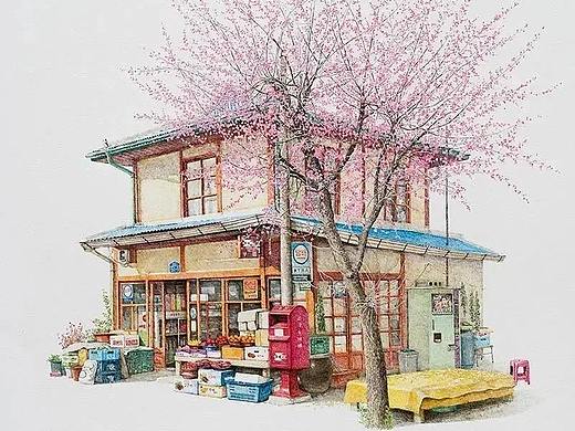 她用20年还原韩国街角小店，从春夏秋冬到街头巷尾，太温馨了