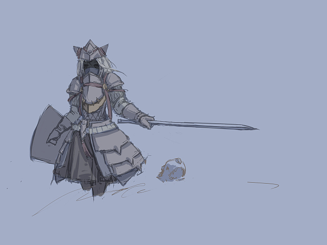 以前我想画插画