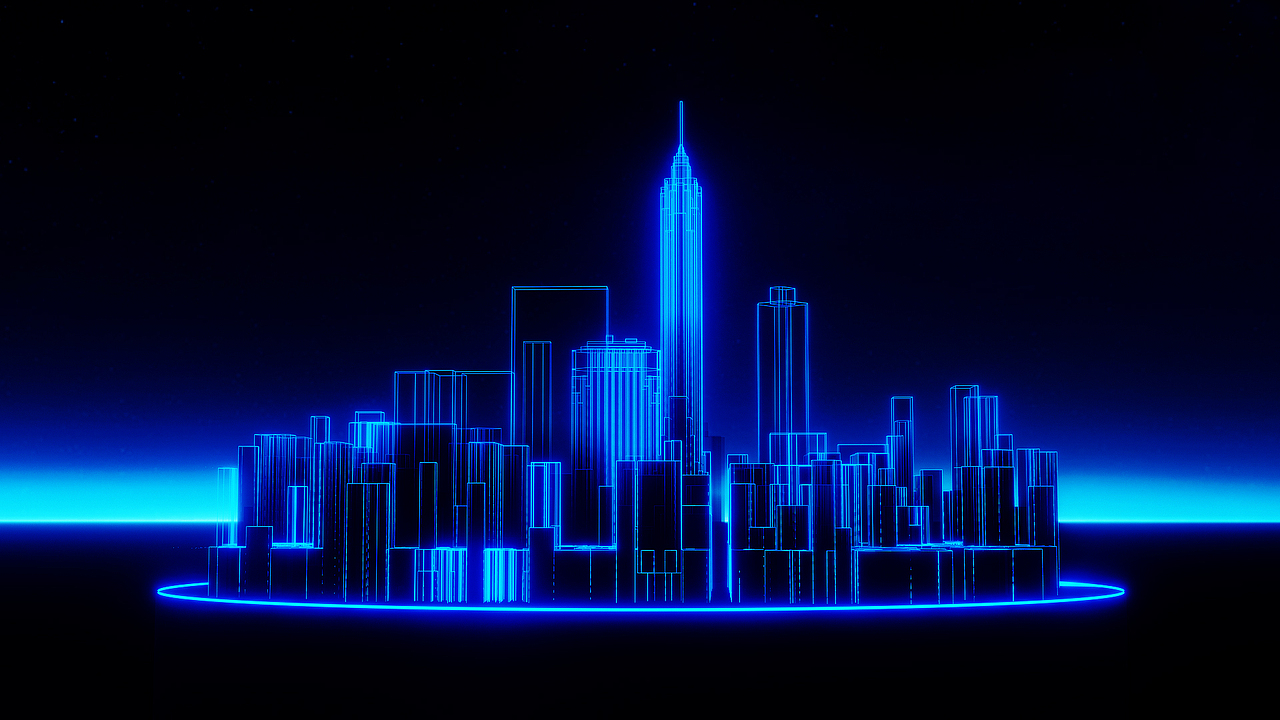 blender梦幻科技城堡