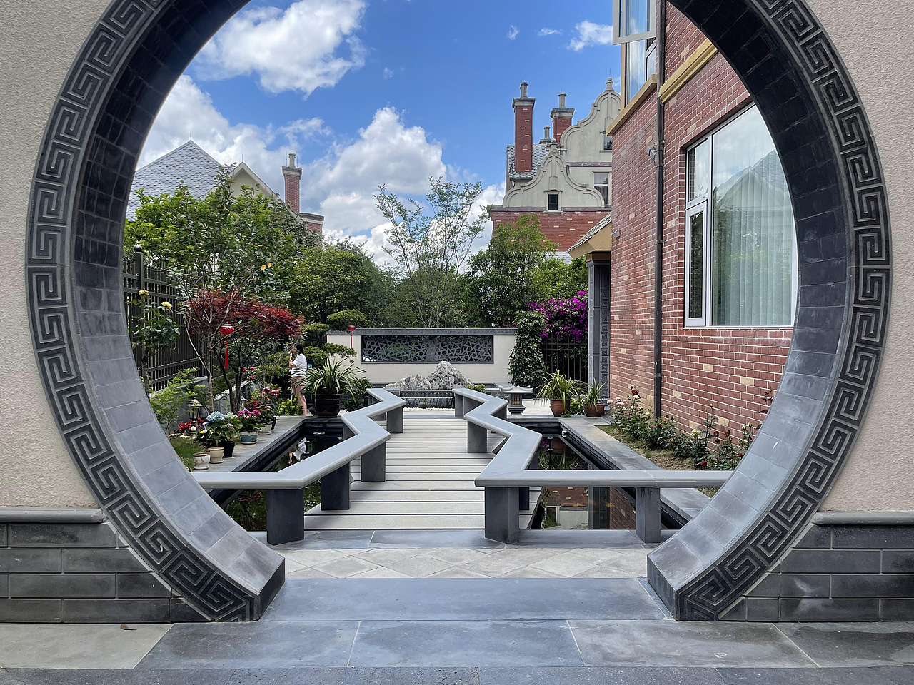 高黎贡中式庭院景观