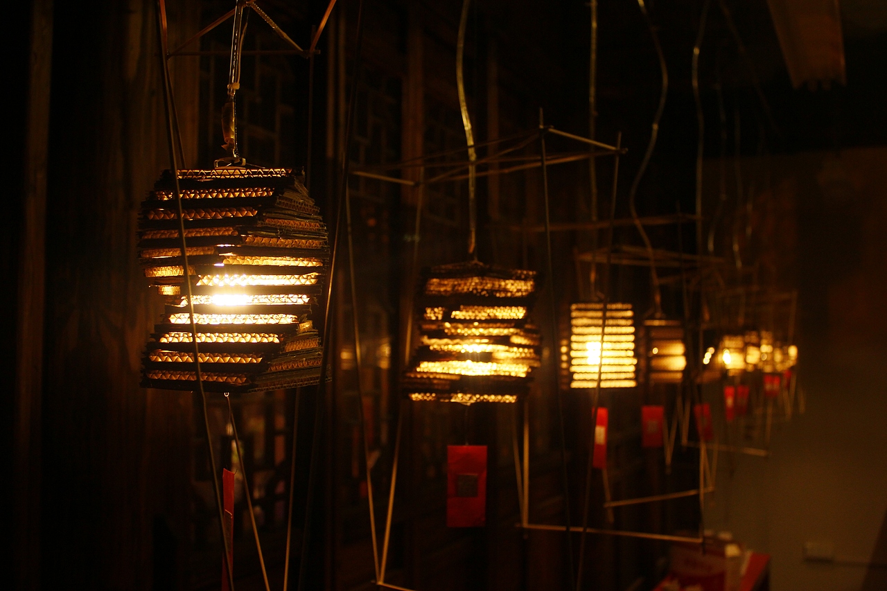 参加江苏南京秦淮灯彩的作品