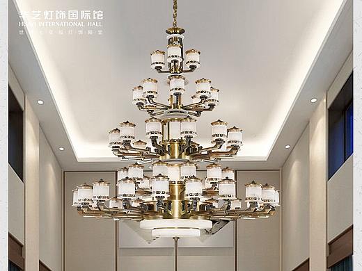 1. 新中式灯具电商摄影+详情页设计/哲信/营销策划