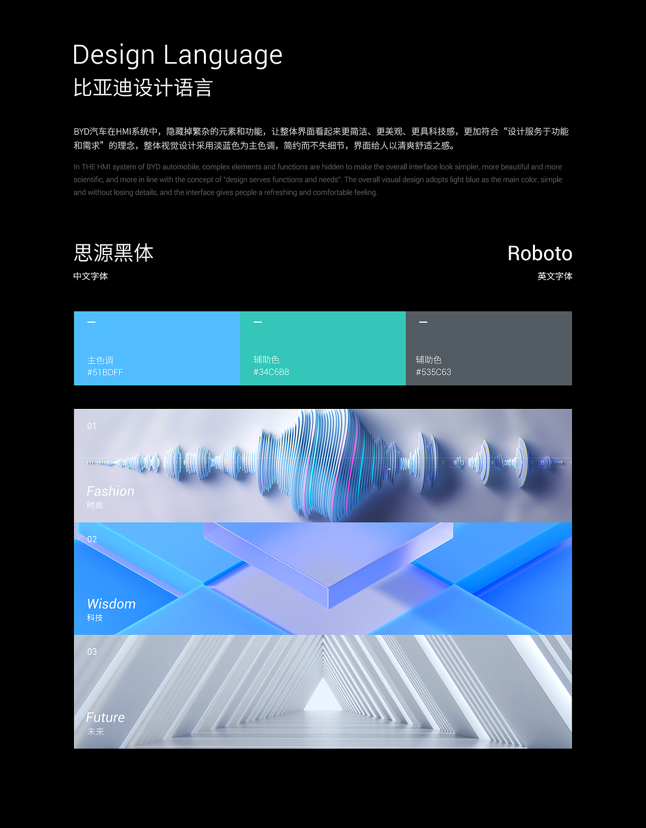 「未来 · 智能」比亚迪智能座舱 UI 创意设计