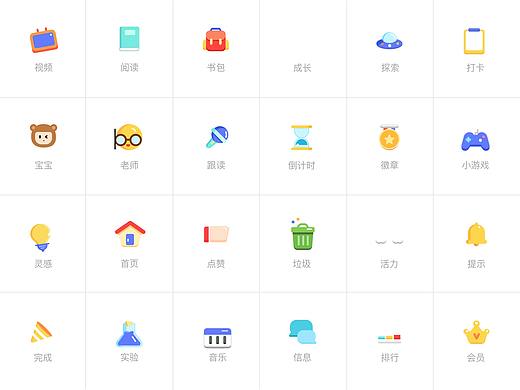 儿童教育图标动效练习*24