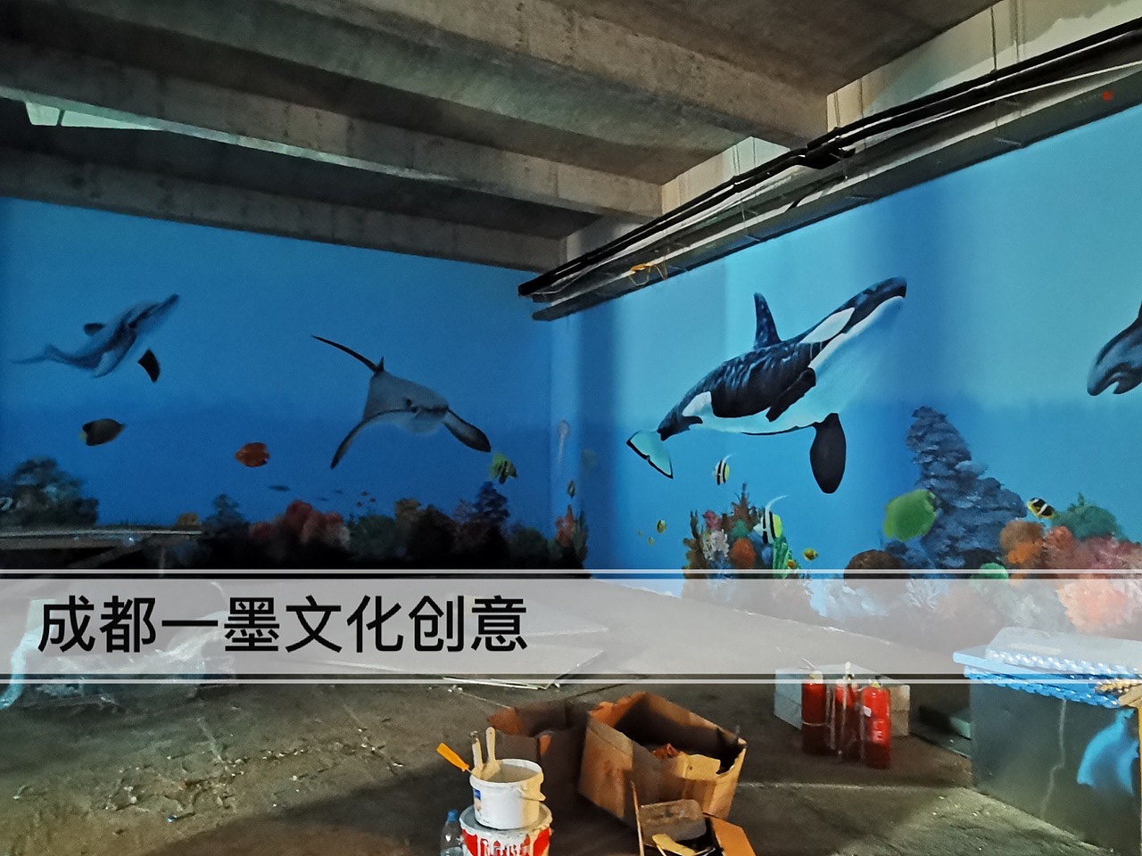 社区墙绘,社区文化墙