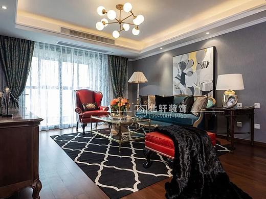 北轩装饰-碧桂园公园里120平体现摩登的情怀