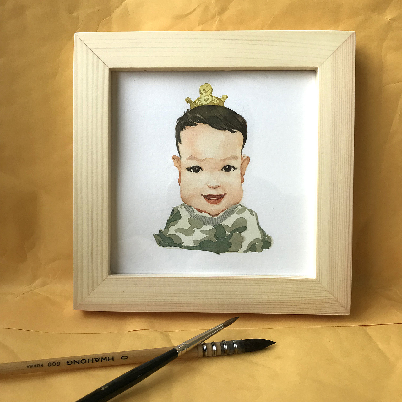 半写实人物水彩漫画