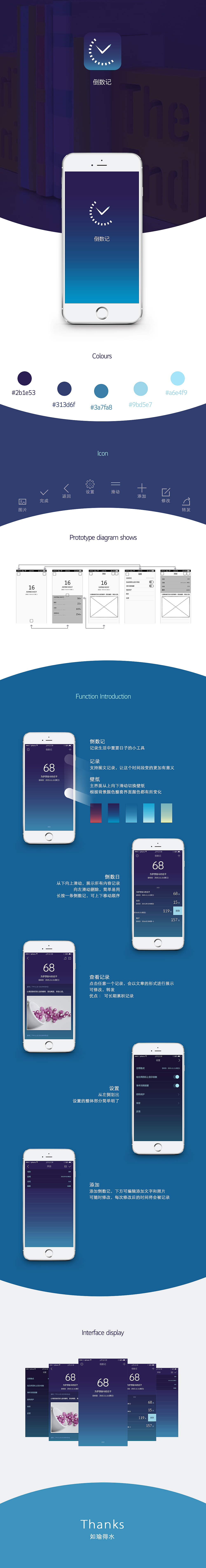 倒数记（图ZMzU4MzA4MDA=） - APP界面 - 站酷设计师如瑜得水原创素材 - 站酷ZCOOL