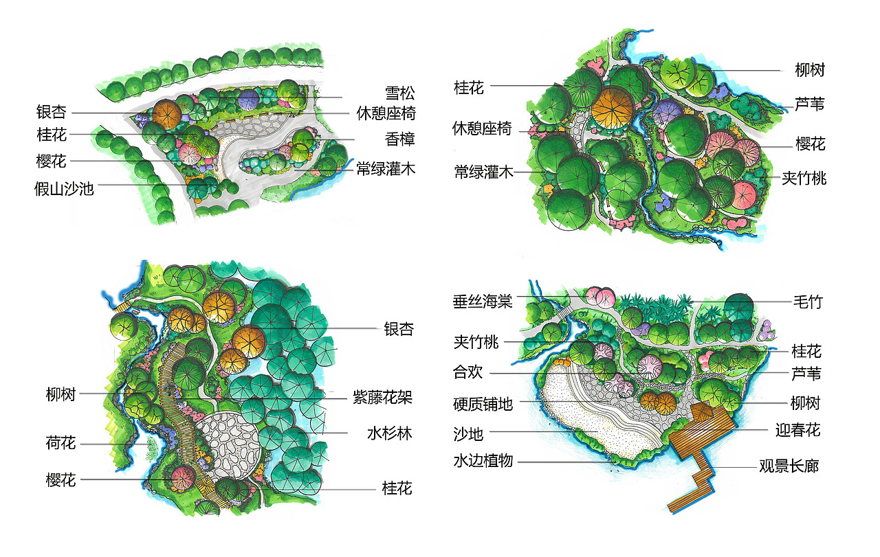 大学-景观艺术设计-蠡湖公园改造方案