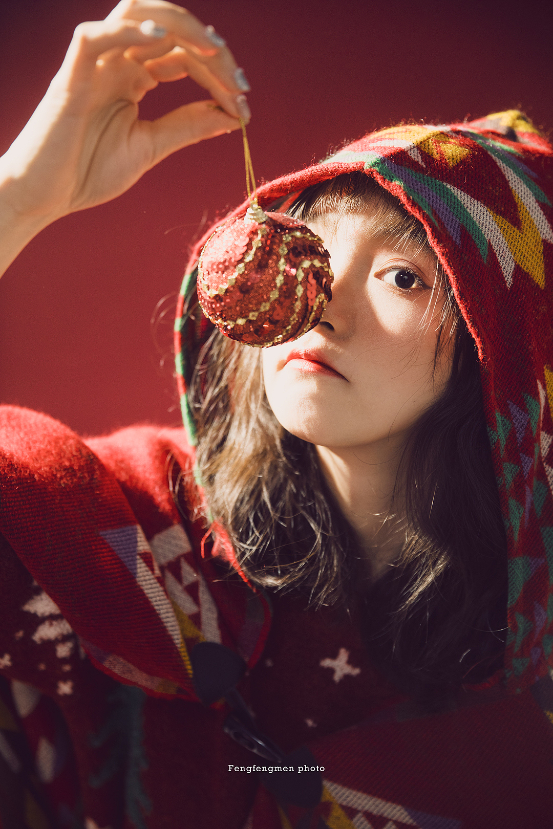 红色圣诞小鹿（图ZMjM1NTI2NjI0） - 人像摄影 - 站酷设计师wolfofking原创素材 - 站酷ZCOOL