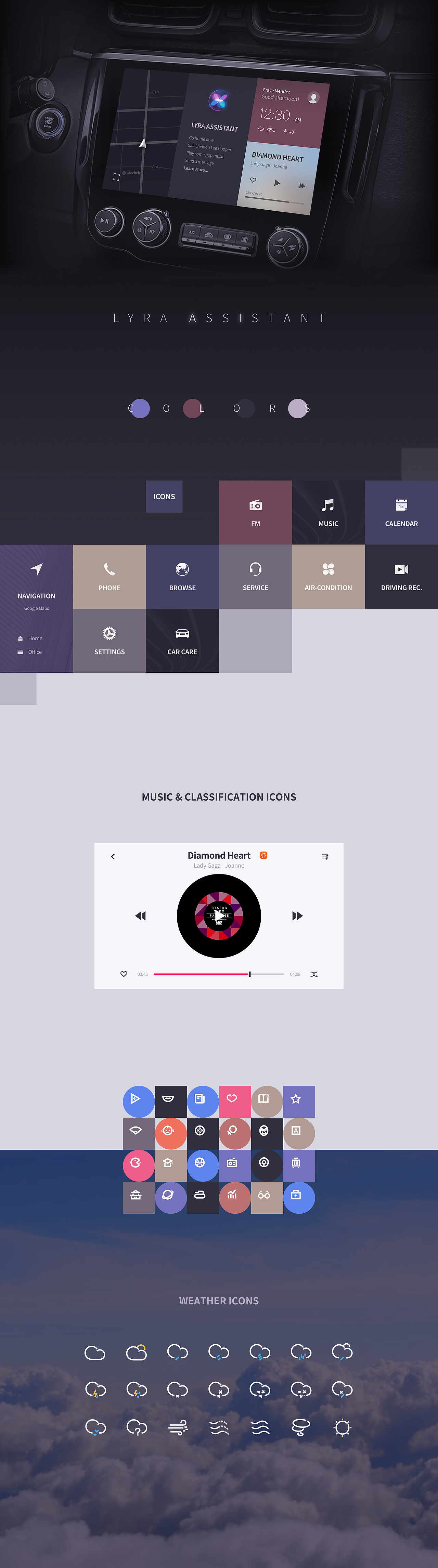 Lyra车载语音系统1.0（图ZMTgzNzkyODI4） - 软件界面 - 站酷设计师Hicyy原创素材 - 站酷ZCOOL