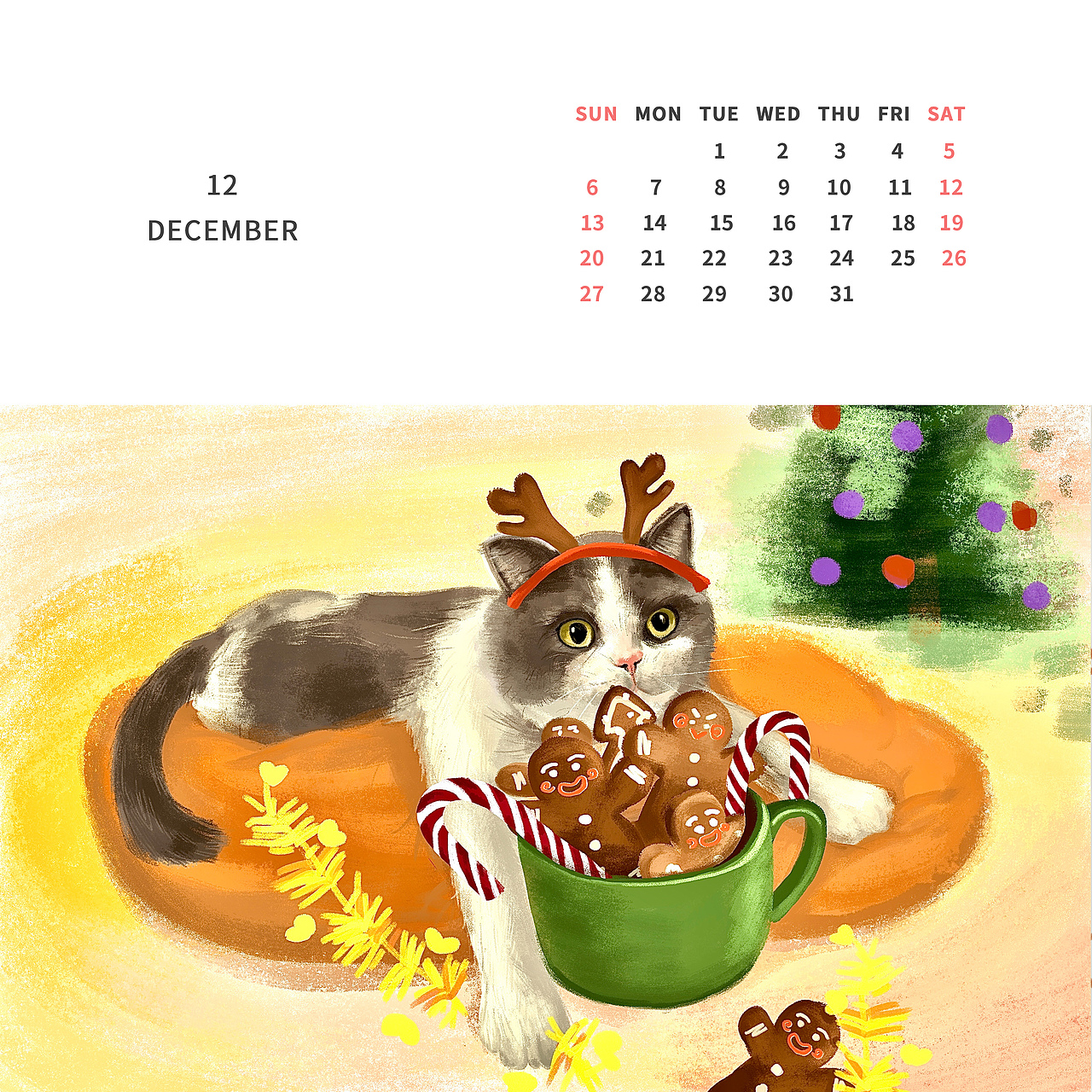 2021插畫日歷-閃閃發(fā)光的時刻（圖ZMjM2NTI3MjQ0） - 創(chuàng)作習(xí)作 - 站酷設(shè)計師酒釀mori原創(chuàng)素材 - 站酷ZCOOL