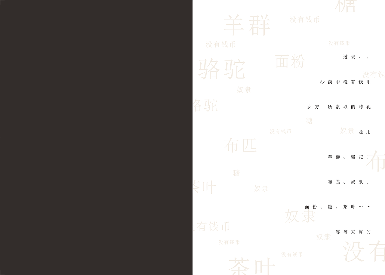 《沙哈拉的故事》书籍设计