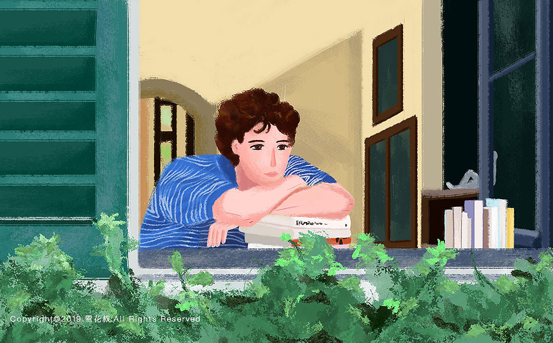 365日绘（019/365）—— Call Me By Your Name（图ZMTY0NjE0MjU2） - 创作习作 - 站酷设计师雪花叔原创素材 - 站酷ZCOOL