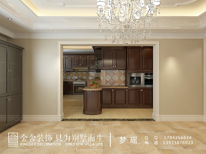 天山九峯210平米欧式风格装修效果图