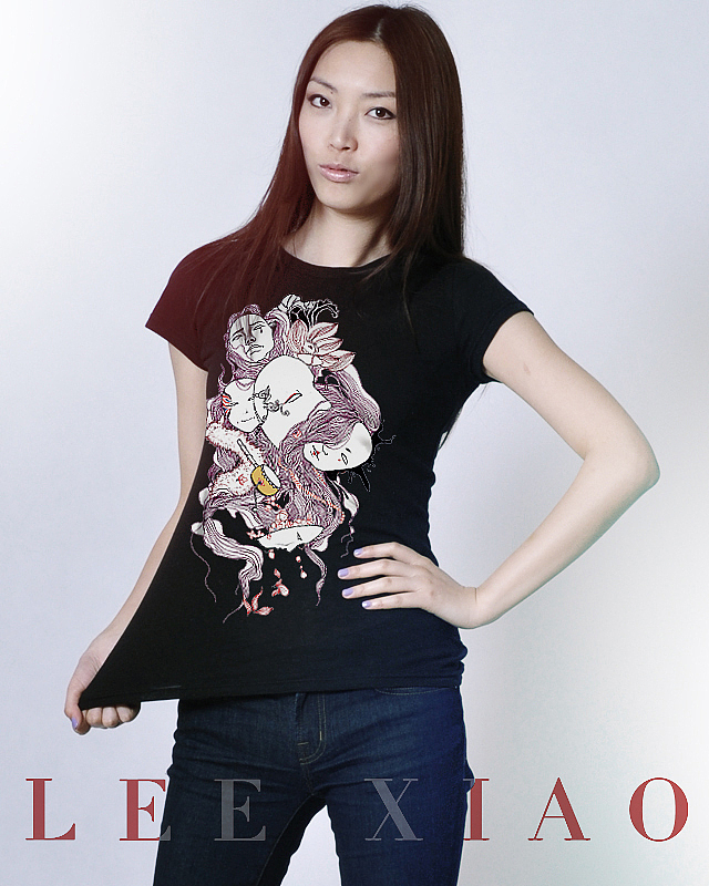 女士T恤 (丝网印刷工艺)