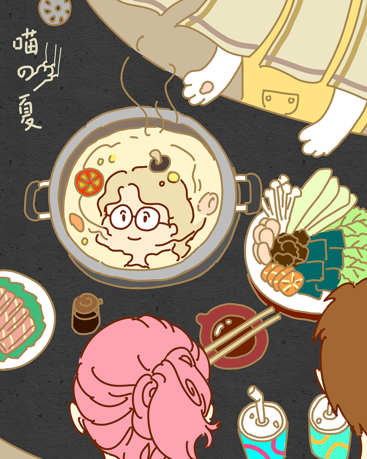 喵の夏，喵の冬（图ZNjk0NjQxMjg=） - 创作习作 - 站酷设计师莎白原创素材 - 站酷ZCOOL