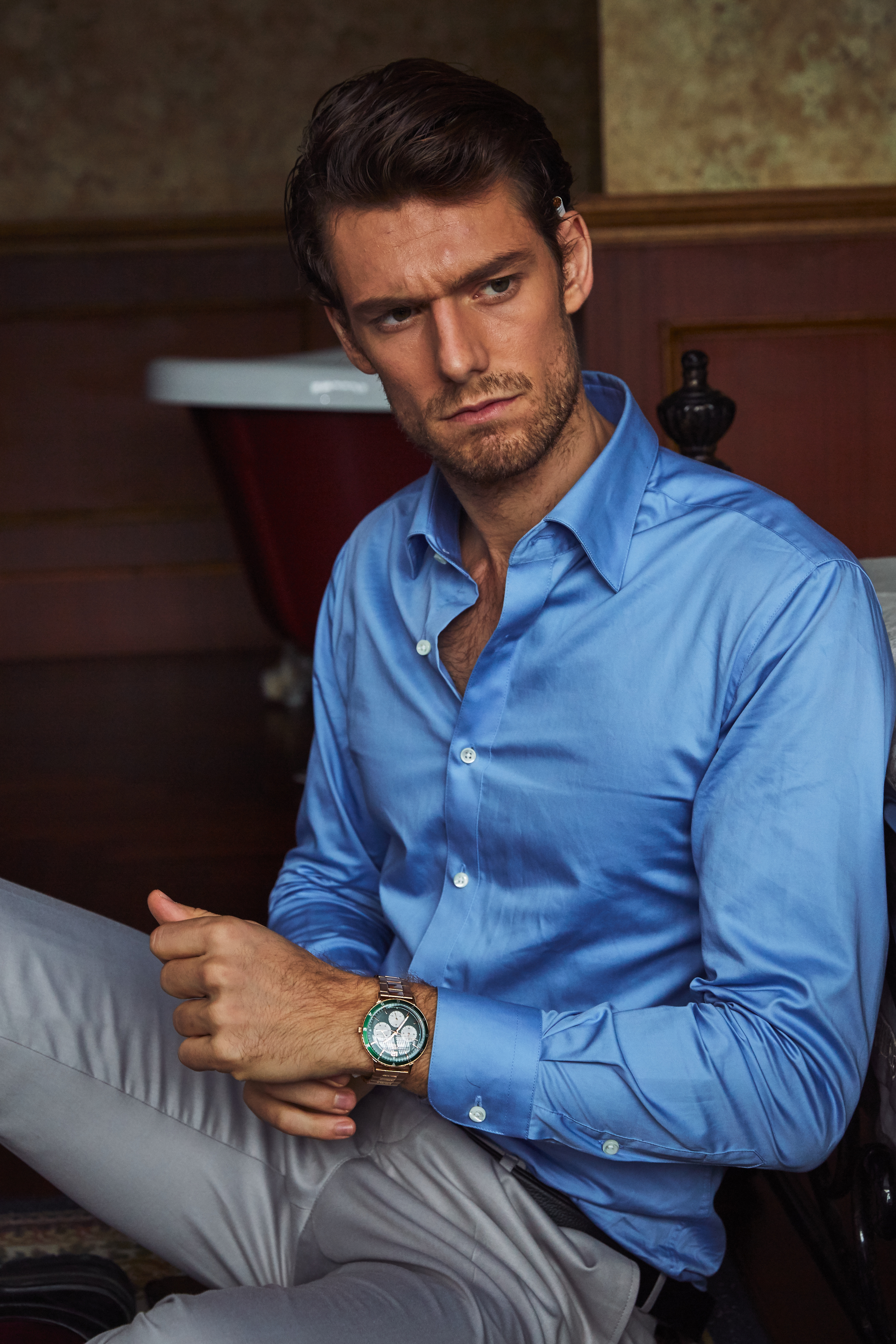 凡尘视界 商业摄影 男表手表模特拍摄