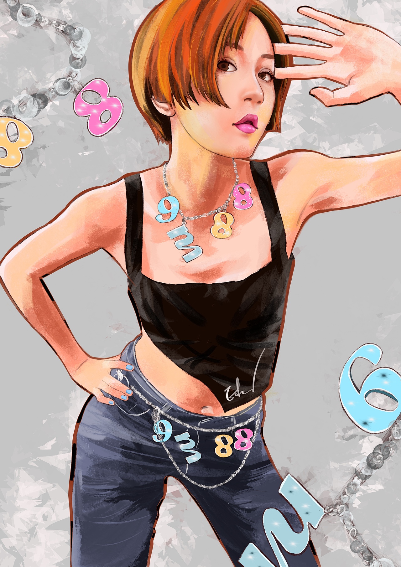 插畫練習 9m88