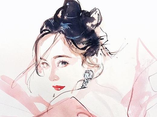 100幅时尚插画里的美人/你钟情哪个她？
