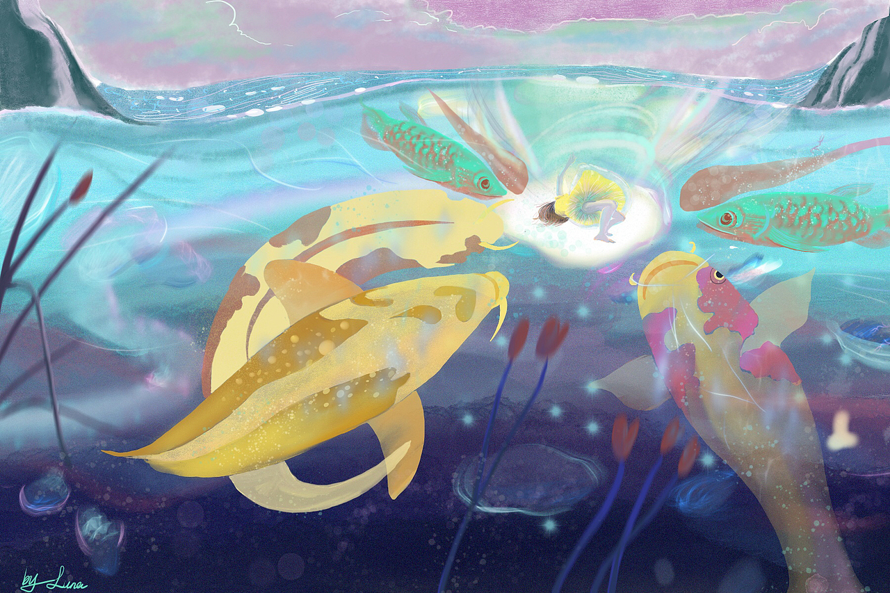 最近畫的一些畫...（圖ZOTc0NDI5MDQ=） - 創(chuàng)作習(xí)作 - 站酷設(shè)計師露娜Lunaaa原創(chuàng)素材 - 站酷ZCOOL