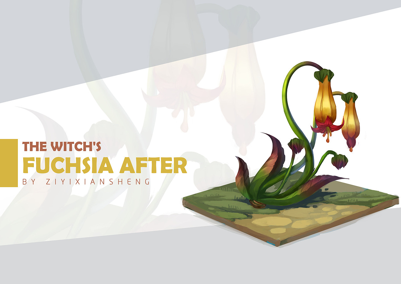 The Witch's Secret Garden and Magical plants（图ZMTgwMDI4NDcy） - 创作习作 - 站酷设计师子易先生的马甲原创素材 - 站酷ZCOOL