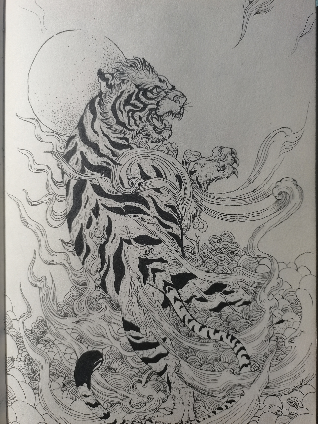 临摹大师作品,实在太喜欢了