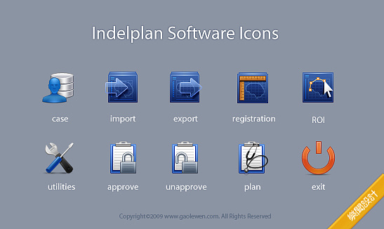 Indelplan医疗软件icon设计