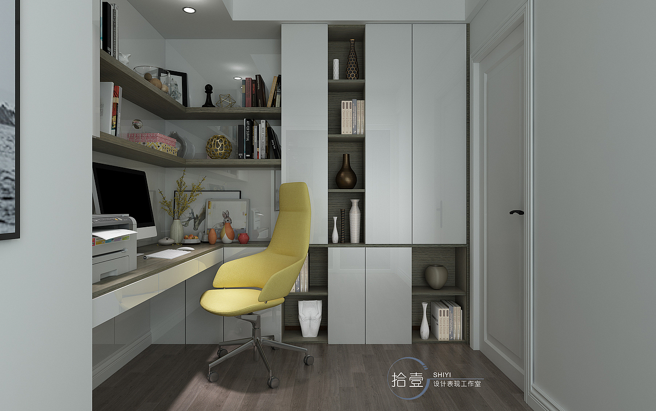 拾壹设计-现代客餐厅