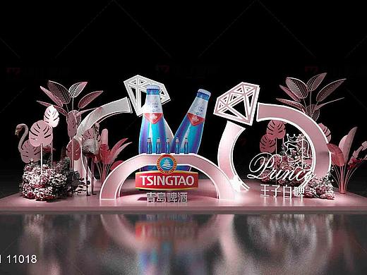 青岛啤酒主题创意网红美陈装饰设计