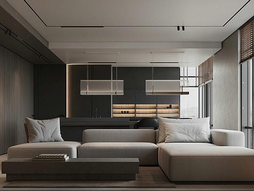 高级色系公寓设计 不一样的高级！