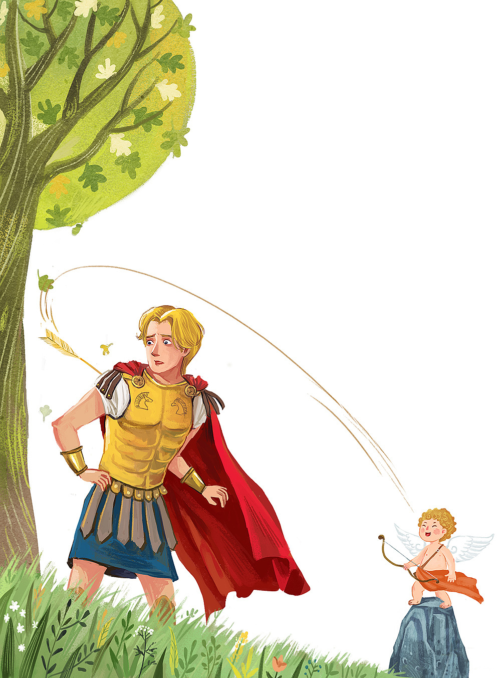 《古希腊神话》插图|插画|儿童插画|ameilili_原创作品-站酷(zcool)