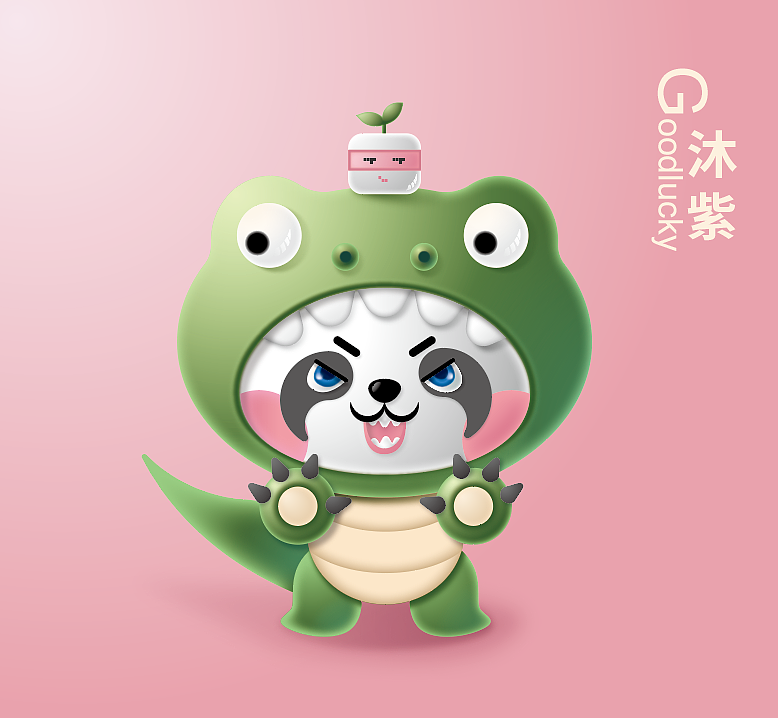 国潮熊猫IP-金榜题名