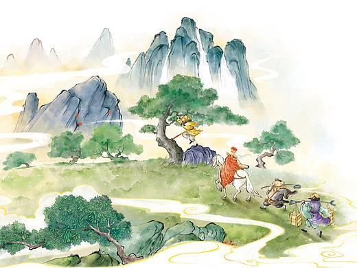 各种风格图书插画