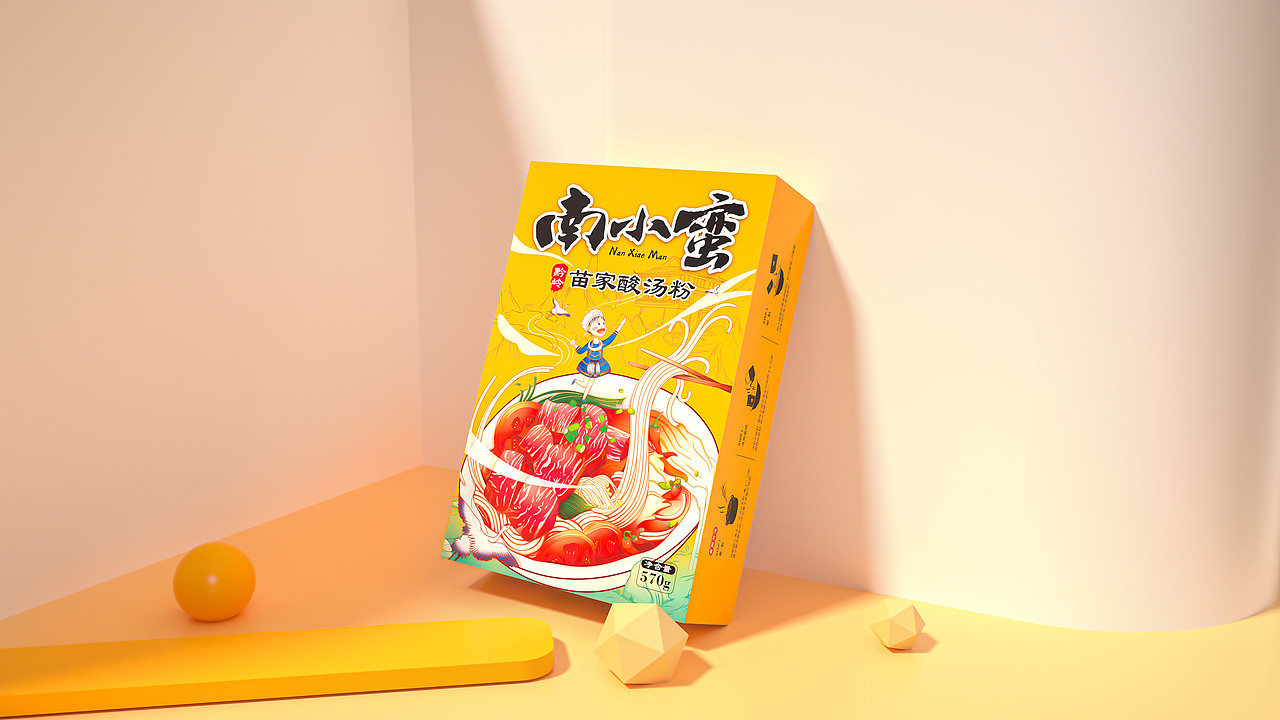 南小蛮酸汤粉包装