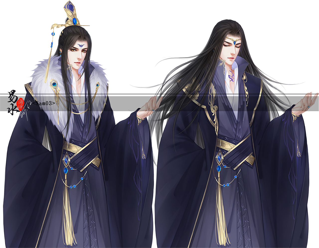 已完售 权贵王爷（图ZMTYwOTQ5MzYw） - 商业插画 - 站酷设计师易水潇遥原创素材 - 站酷ZCOOL