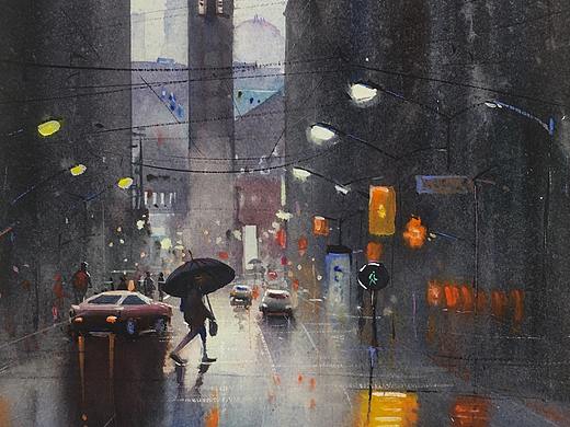 雨后街景