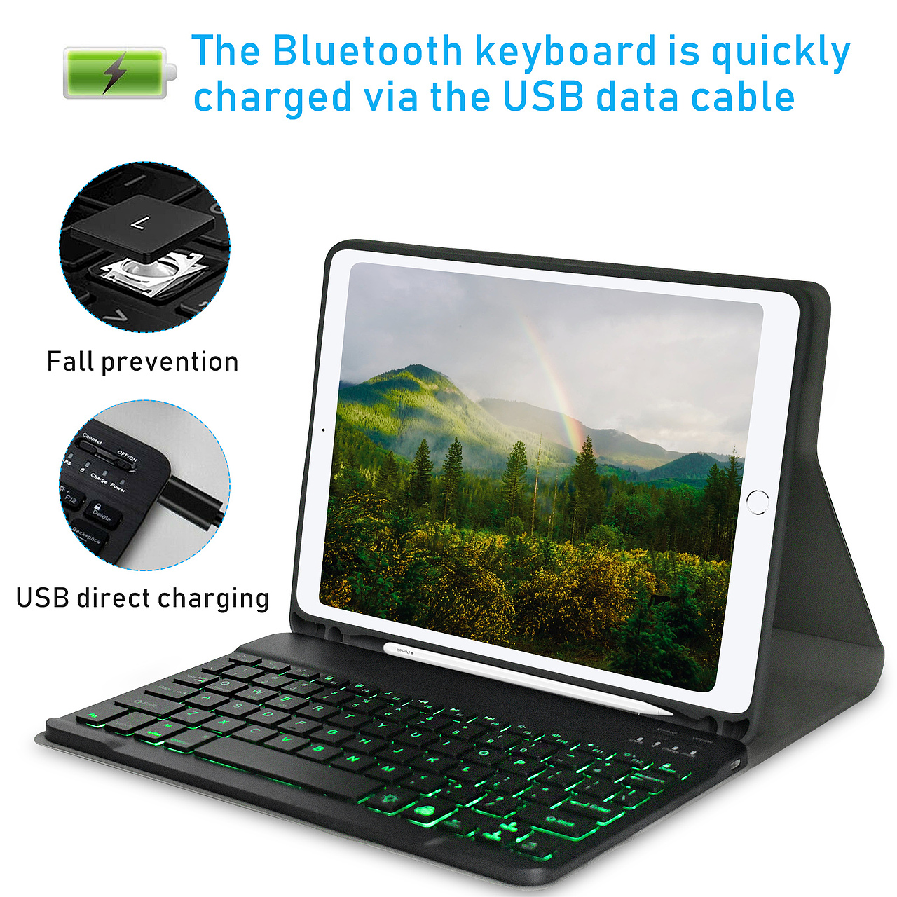 亚马逊 9.7寸发光键盘