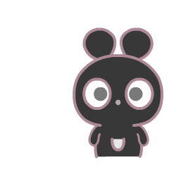 小黑了了表情包GIF