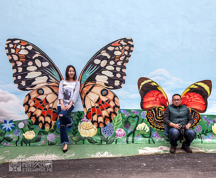 ▲ 这幅画实在让人忍俊不禁。。怎么说呢,美丽的瘦蝴蝶和敦实的胖蝴蝶在翩翩起舞。。