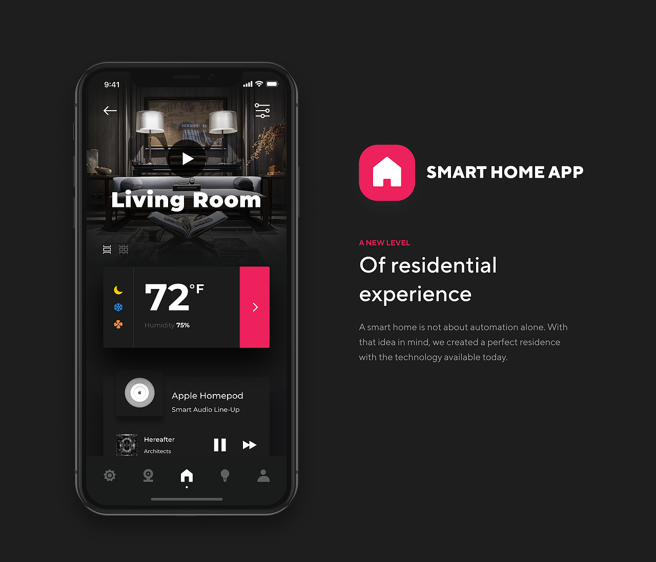 Smart Home App（图ZMTc4MjQ1MDM2） - APP界面 - 站酷设计师Shakuro原创素材 - 站酷ZCOOL