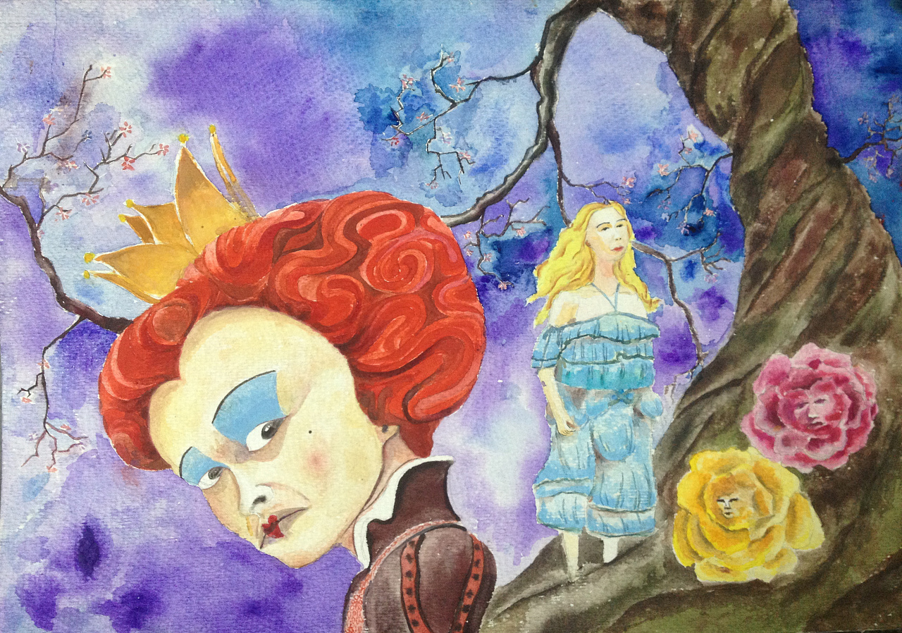 爱丽丝梦游仙境之插画