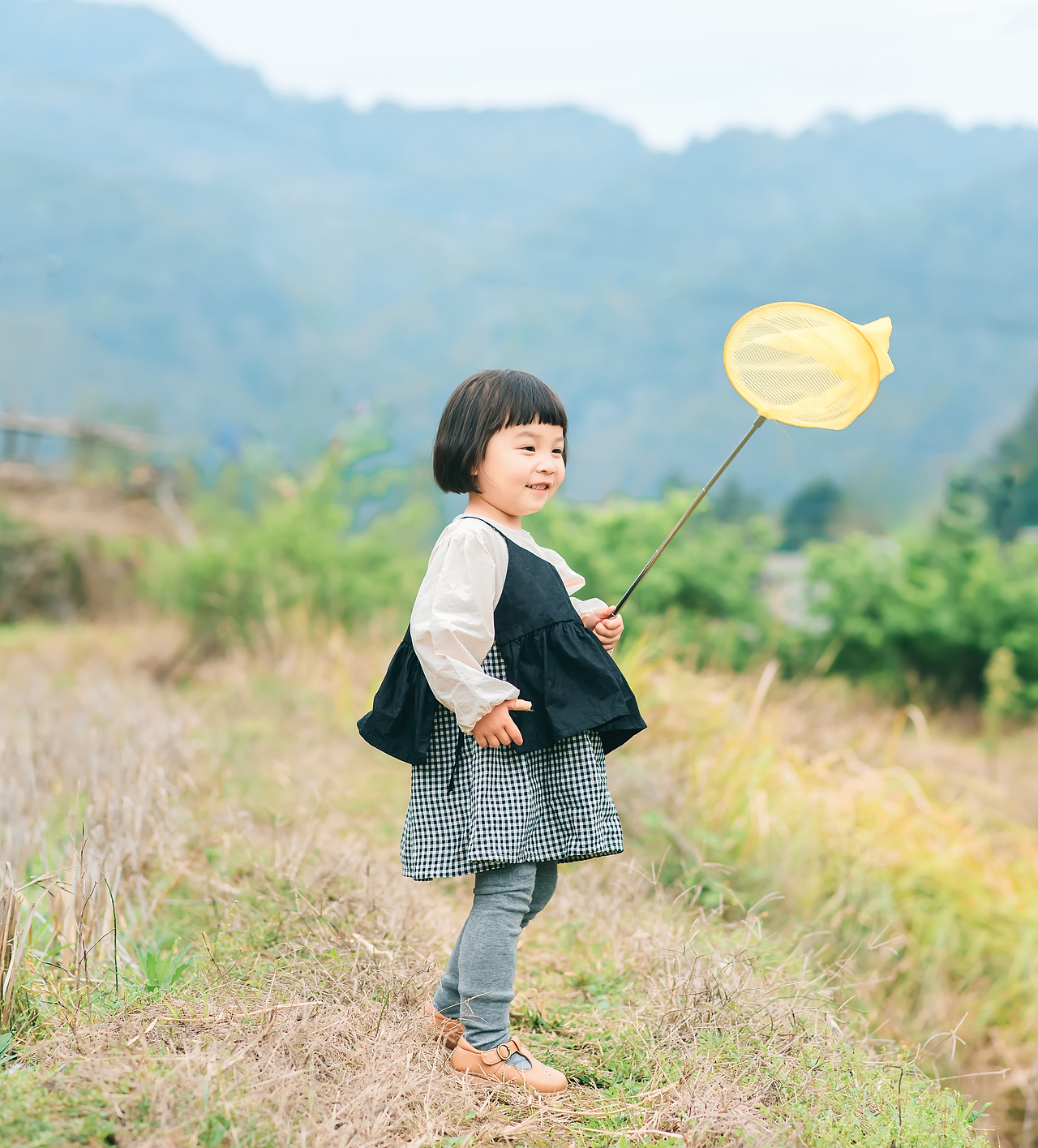 外婆家的田野