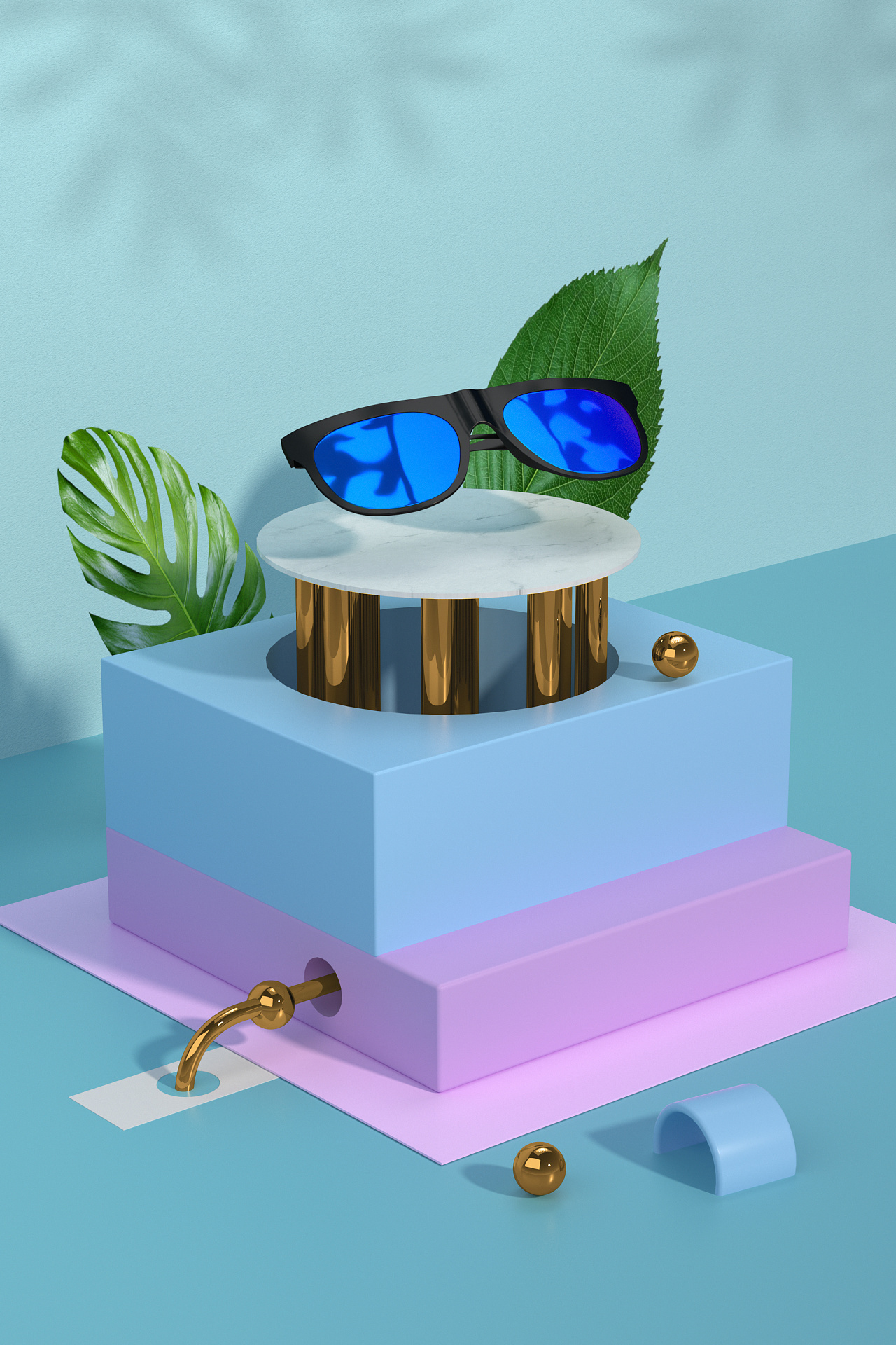 c4d眼镜渲染图,日常练习图10|网页|电商|模术师mic - 临摹作品 - 站酷