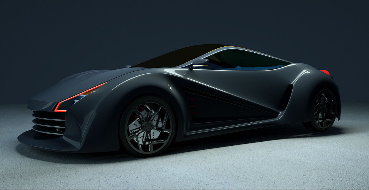 概念跑车，设计、建模、渲染、C4D-OC（图ZMTI5Nzg4MzA4） - 机械/交通 - 站酷设计师永和斗图原创素材 - 站酷ZCOOL